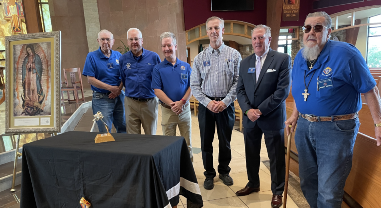 Council members participating in Silver Rose Ceremony