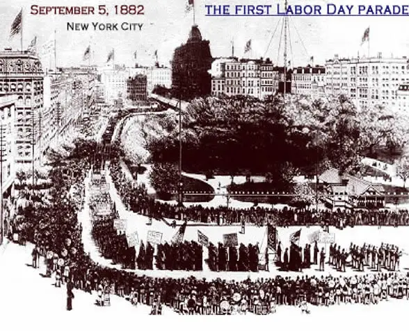 First Labor Day Parade 1882