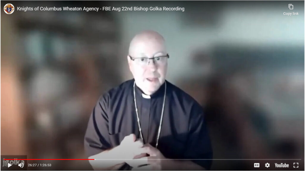 Bishop Golka Video