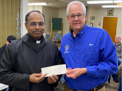 Donation to St. Francis of Assisi