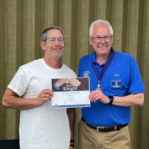 March Knight of the Month Bob Reynolds