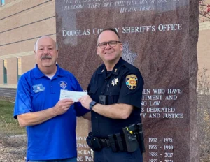 St Francis of Assisi Parish Knights of Columbus Council 8909 Donating to the Douglas County Fallen Officers Fund
