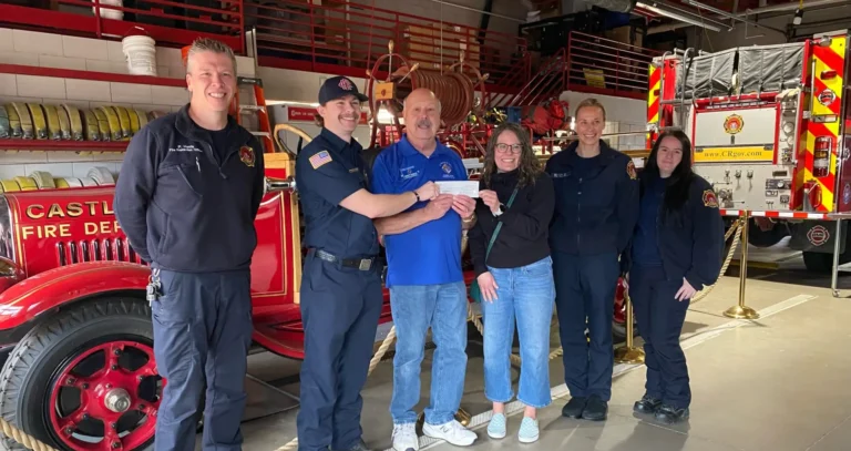 St Francis of Assisi Parish Knights of Columbus Council 8909 Donating to the Castle Rock Firefighters Foundation
