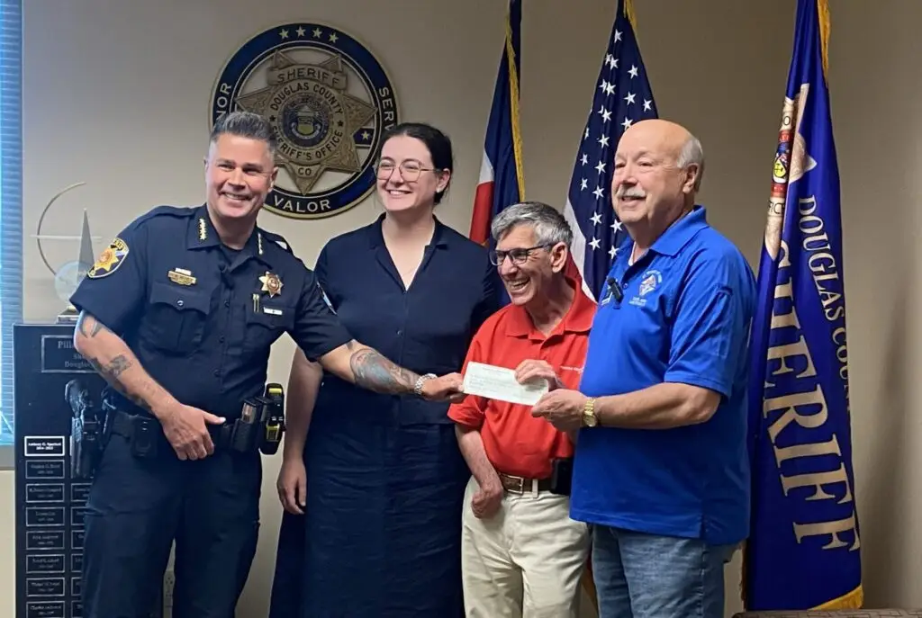 $2635 Donation to Douglass County Sheriff Torch Run for Special Olympics